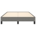Estructura de cama sin colchón tela gris oscuro 120x190 cm