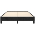 Estructura de cama sin colchón terciopelo negro 120x190 cm