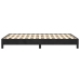 Estructura de cama sin colchón terciopelo negro 120x190 cm