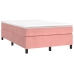 Cama box spring con colchón terciopelo rosa 120x190 cm