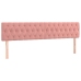 Cama box spring con colchón terciopelo rosa 120x190 cm