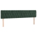 Cama box spring con colchón terciopelo verde oscuro 120x190 cm