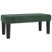 Cama box spring con colchón terciopelo verde oscuro 120x190 cm