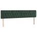 Estructura cama sin colchón terciopelo verde oscuro 120x190cm