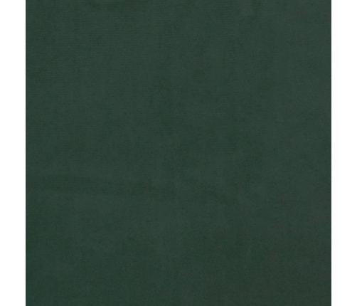 Estructura cama sin colchón terciopelo verde oscuro 120x190cm