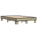 Estructura cama madera ingeniería metal roble Sonoma 140x200 cm