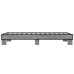 Estructura cama madera ingeniería metal gris Sonoma 100x200 cm