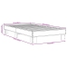 vidaXL Estructura cama madera ingeniería metal gris Sonoma 90x190 cm