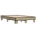 Estructura cama madera ingeniería metal roble Sonoma 140x190 cm