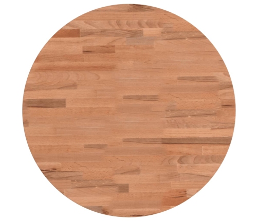 Mesa alta de madera maciza de haya Ø60x89,5 cm