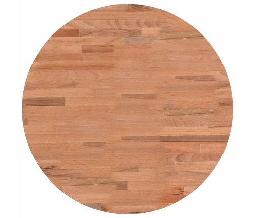 vidaXL Mesa alta de madera maciza de haya Ø60x90,5 cm