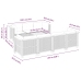 Set de sofás de jardín y cojines 8 piezas ratán sintético beige