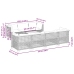 Set de sofás de jardín y cojines 8 piezas ratán sintético gris