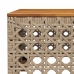 Set de sofás de jardín y cojines 8 piezas ratán sintético beige