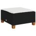 Set de muebles de jardín 5 pzas y cojines ratán sintético negro
