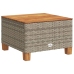 Set de muebles de jardín 6 pzas y cojines ratán sintético gris