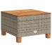 Set de muebles de jardín 6 pzas y cojines ratán sintético gris
