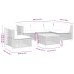 Set de muebles de jardín 6 pzas y cojines ratán sintético gris