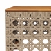 Set sofás de jardín 7 piezas y cojines ratán sintético beige