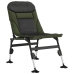 Silla de pesca con patas para barro ajustables plegable verde