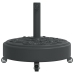 Base sombrilla redonda ruedas para mástiles Ø38 / 48 mm 27 kg