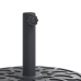 Base sombrilla redonda ruedas para mástiles Ø38 / 48 mm 27 kg