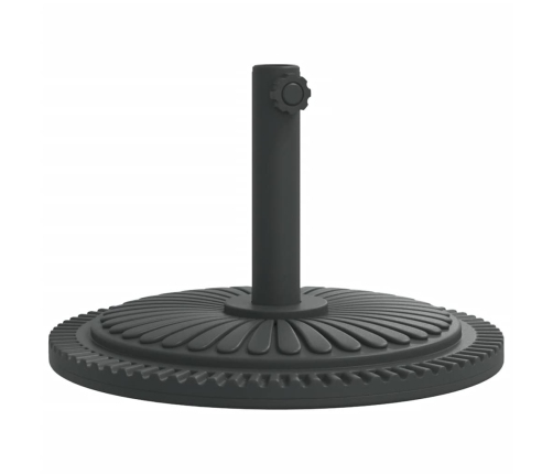 Base de sombrilla semicircular para palos de Ø38/48 mm 12 kg