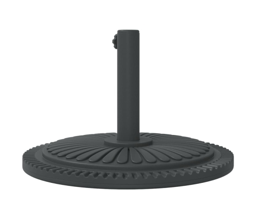 Base de sombrilla semicircular para palos de Ø38/48 mm 12 kg