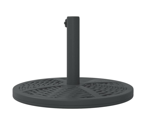 Base de sombrilla semicircular para palos de Ø38/48 mm 12 kg