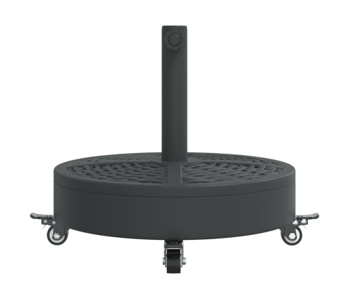 Base de sombrilla redonda con ruedas para palo Ø38/48 mm 27 kg