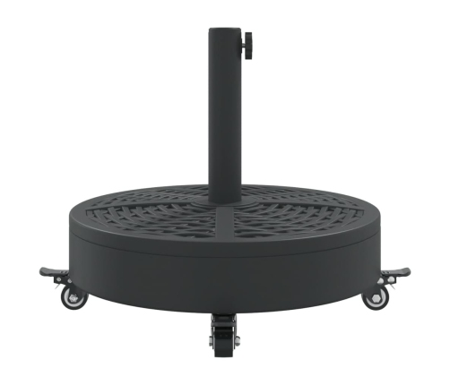 Base de sombrilla redonda con ruedas para palo Ø38/48 mm 27 kg