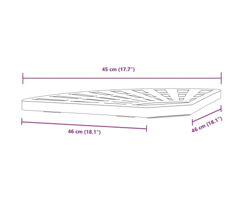 Base de sombrilla con asa para parasoles cruzados 14 kg