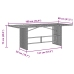 Set de mesa y sillas de jardín 7 pzas y cojines ratán PE negro