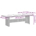 Set de mesa y sillas jardín 9 piezas y cojines ratán PE marrón