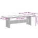 Set de mesa y sillas jardín 9 piezas y cojines ratán PE marrón