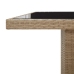 Set comedor de jardín 11 pzas con cojines ratán sintético beige