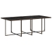 Set comedor para jardín 9 pzas y cojines ratán sintético marrón