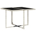 Set comedor de jardín 9 pzas cojines ratán sintético gris claro
