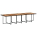 Set de muebles jardín 17 pzas con cojines ratán sintético negro