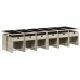 Set comedor jardín y cojines 13 pzas ratán sintético gris claro