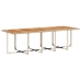 Set comedor de jardín con cojines 15 pzas ratán sintético beige