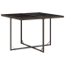 Set comedor para jardín 9 pzas y cojines ratán sintético marrón