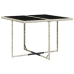 Set comedor de jardín 9 pzas cojines ratán sintético gris claro