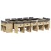 Set comedor de jardín con cojines 15 pzas ratán sintético beige