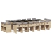 Set comedor de jardín 17 pzas con cojines ratán sintético beige