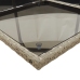 Set comedor de jardín 17 pzas y cojines ratán sintético gris