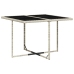 Set comedor de jardín 9 pzas cojines ratán sintético gris claro