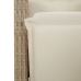 Set de comedor jardín con cojines 4 pzas ratán sintético beige