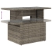 Set de muebles de jardín 9 pzas y cojines ratán sintético gris