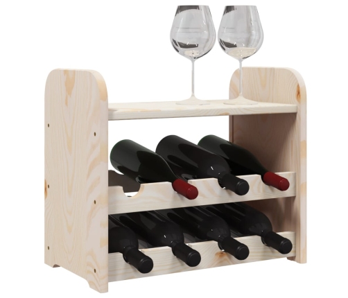 Botellero con tablero superior madera maciza pino 43x25x37 cm